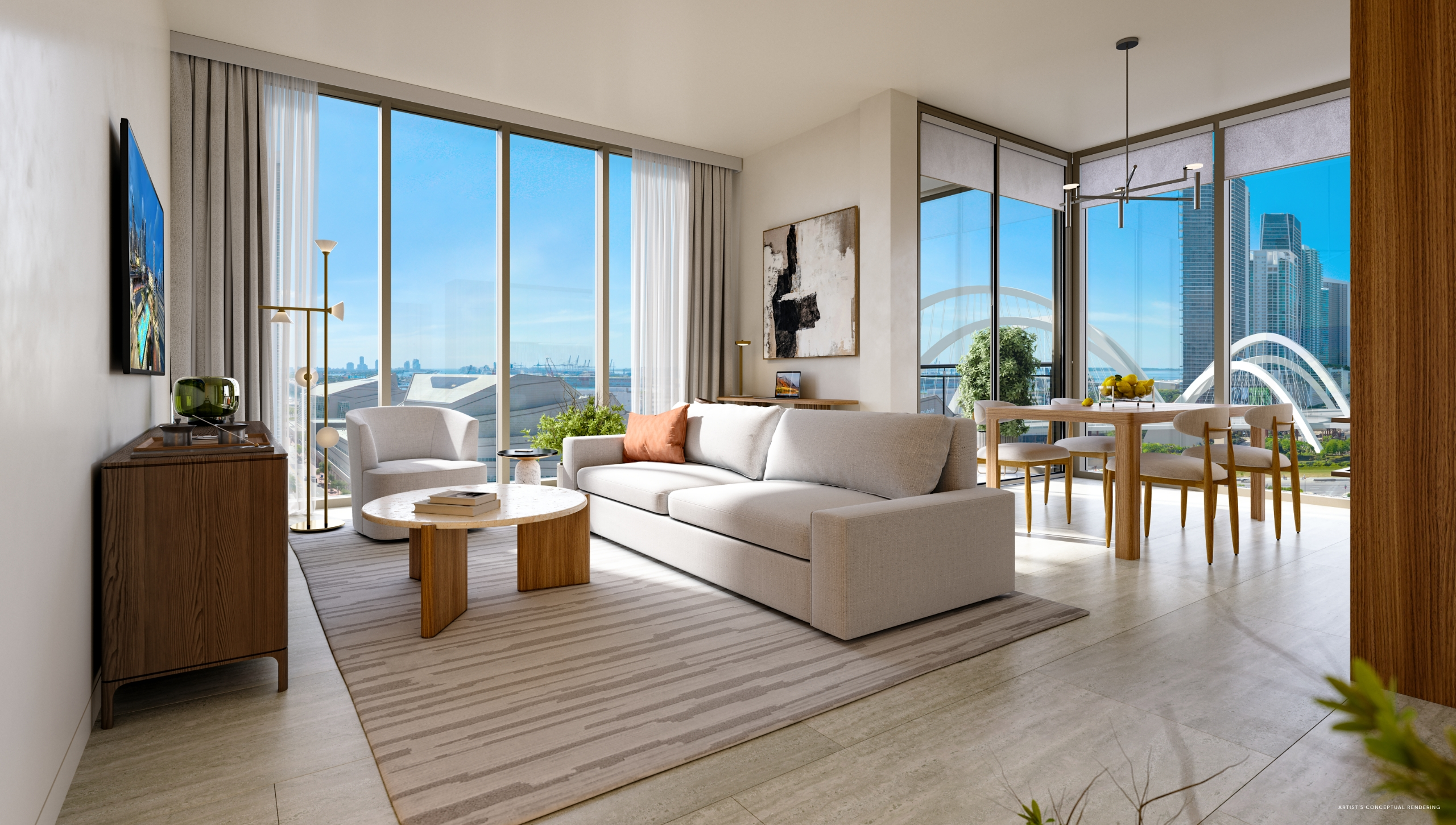 14 ROC Miami residence living room