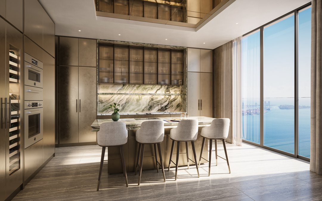 888 brickell residence kitchen
