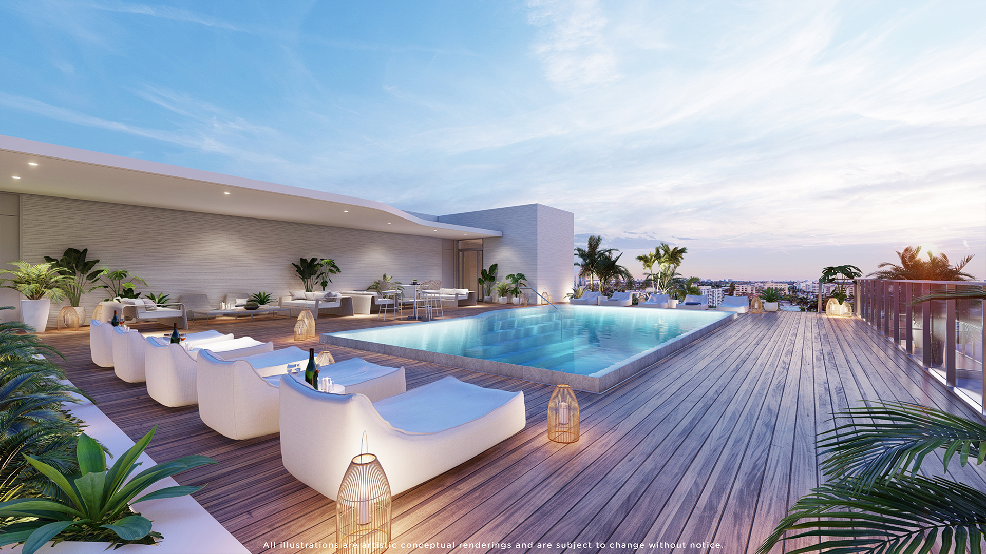 Alana Bay Harbor Islands rooftop pool