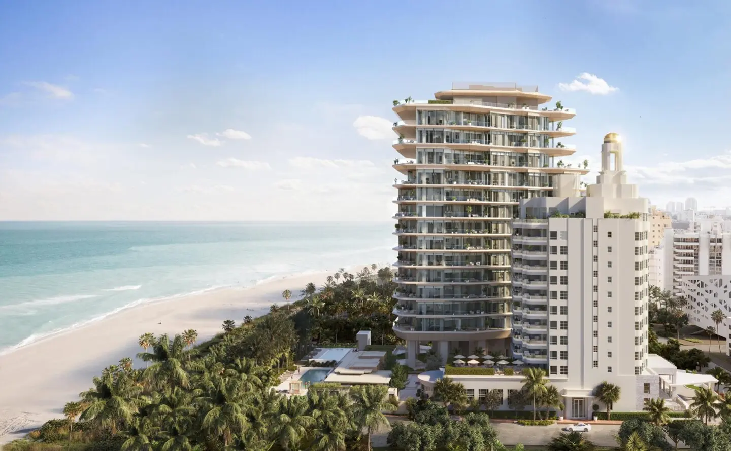 Aman Miami Beach oceanfront buildings