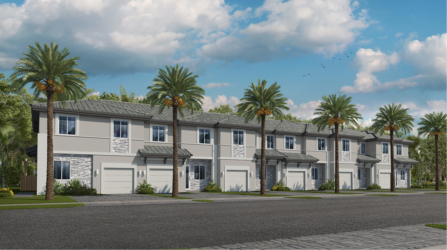 Aria Park Lyric townhome design