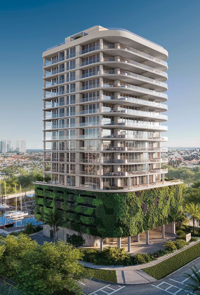 Avenia Interiors by FENDI Casa waterfront building in Aventura