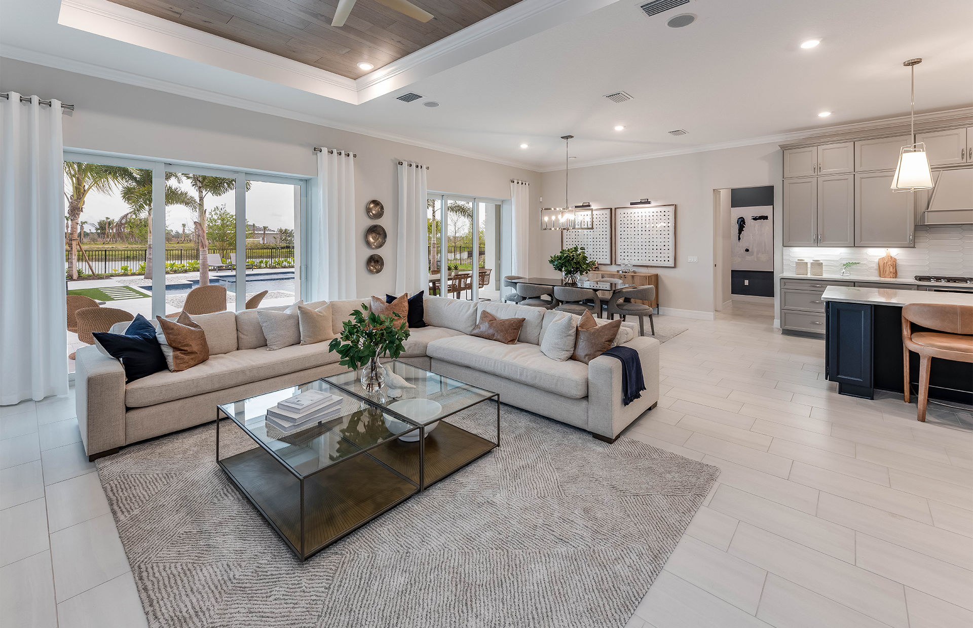 Avondale at Avenir connected living area