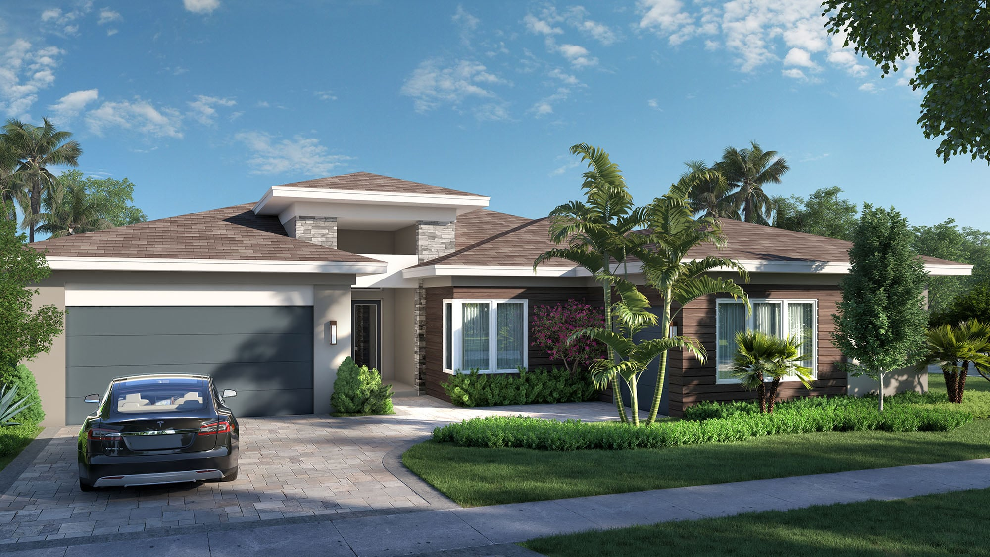 Coral Isles at Avenir Cozumel home exterior
