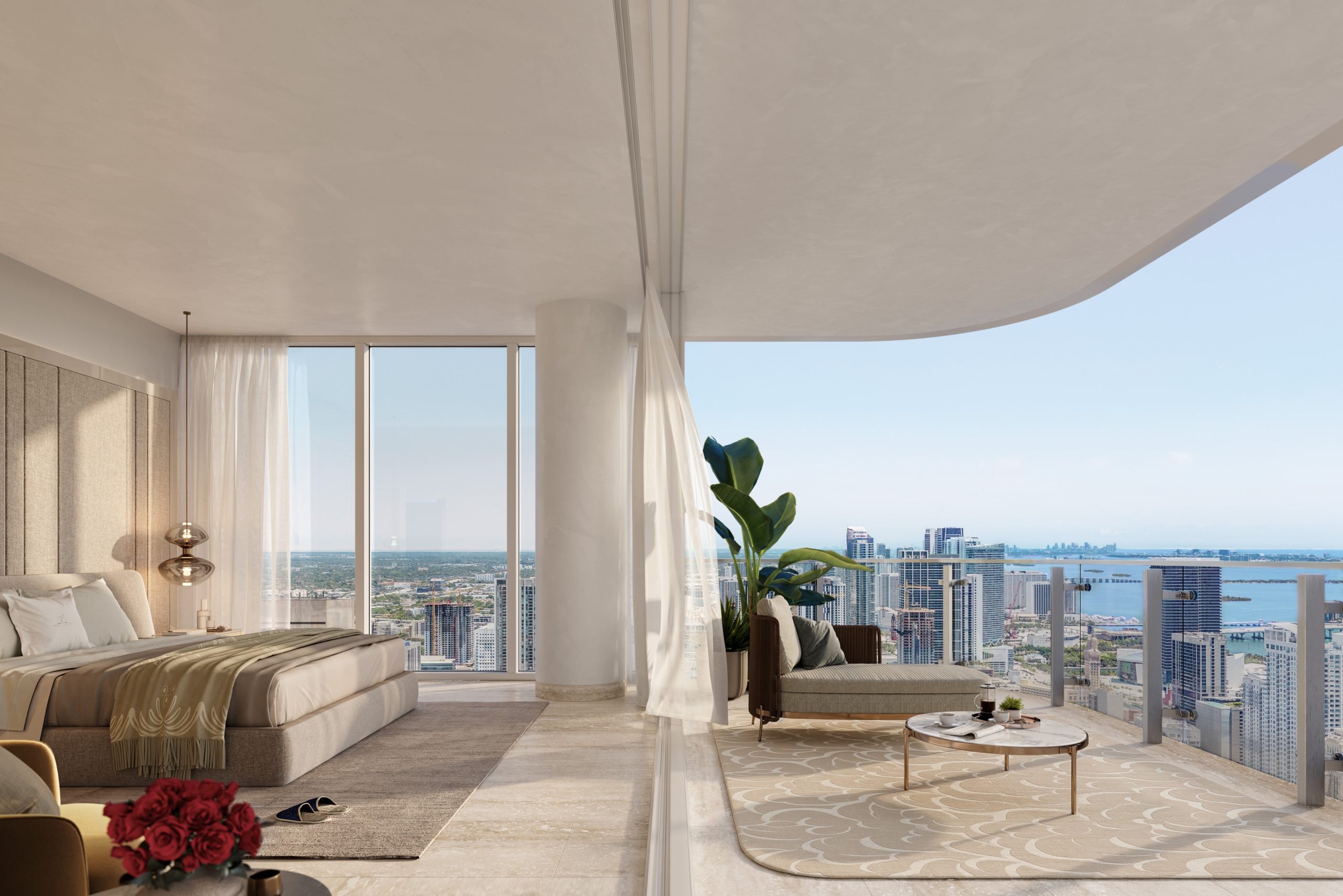 Faena Residences Miami East Collection primary bedroom