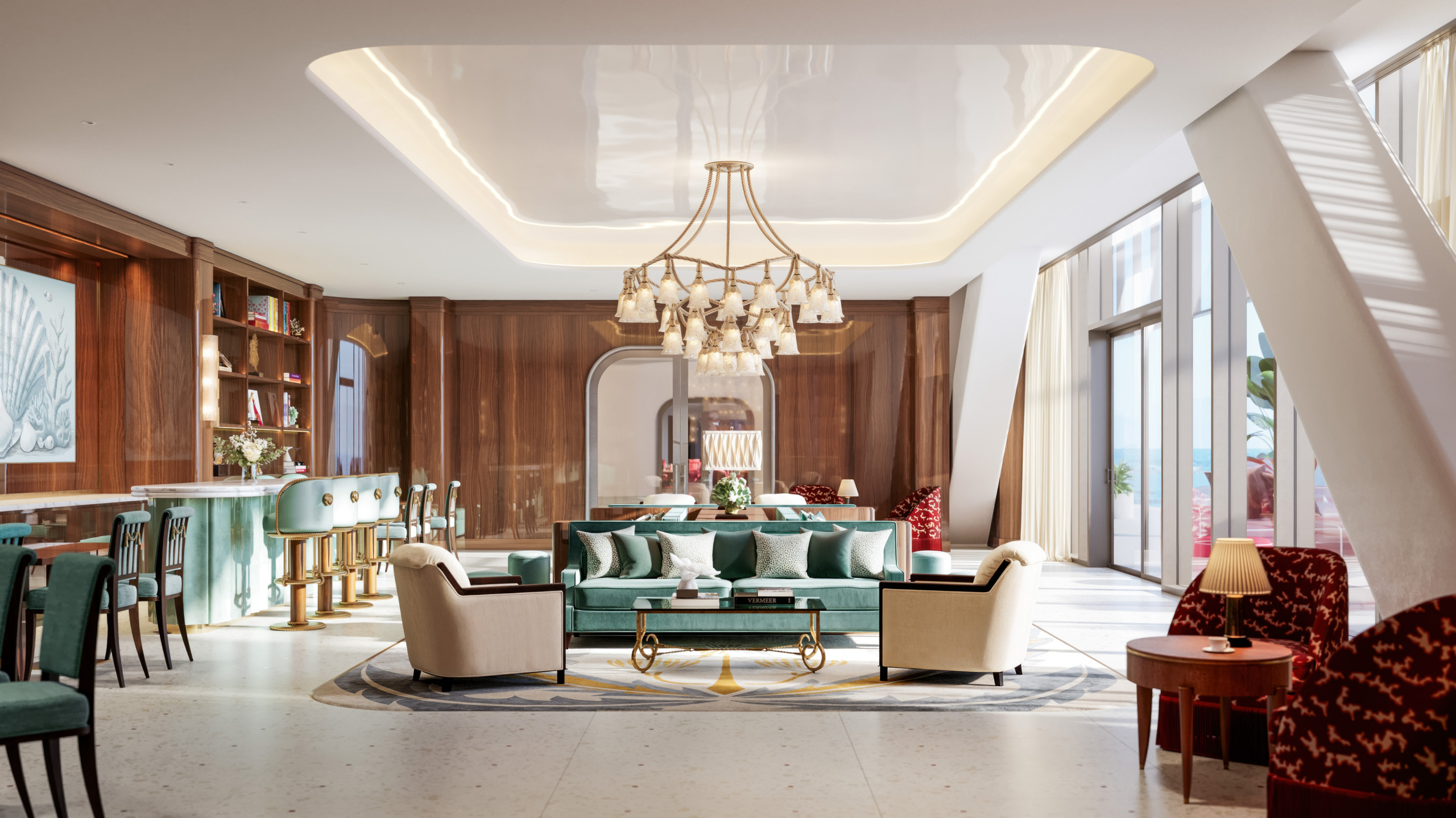 Faena Residences Miami Library