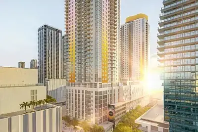 Flow House Miami Worldcenter building