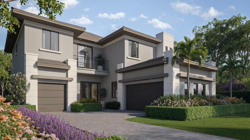 Greenview at Presidential Ruby estate home exterior