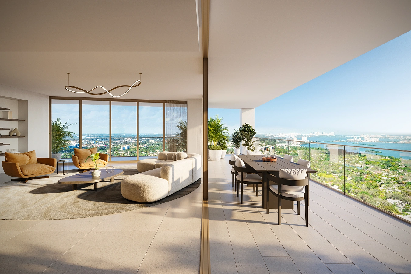 Jean Georges Miami Tropic living room