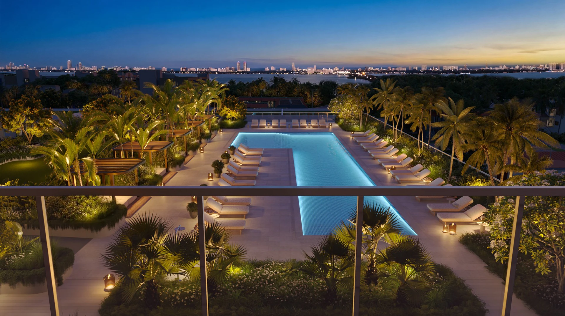 Kempinski Design District pool terrace