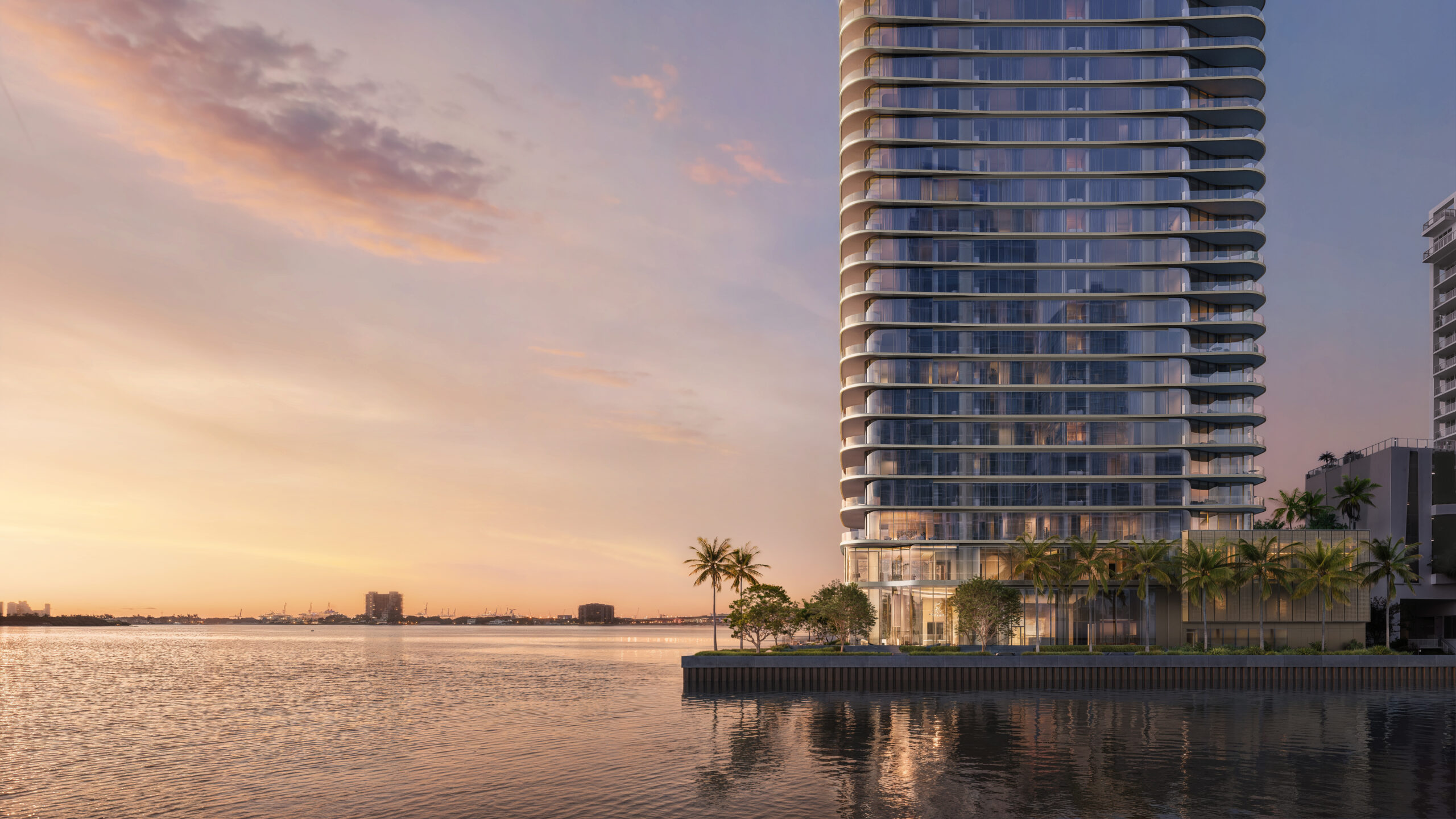 LILLI Miami waterfront building north facade