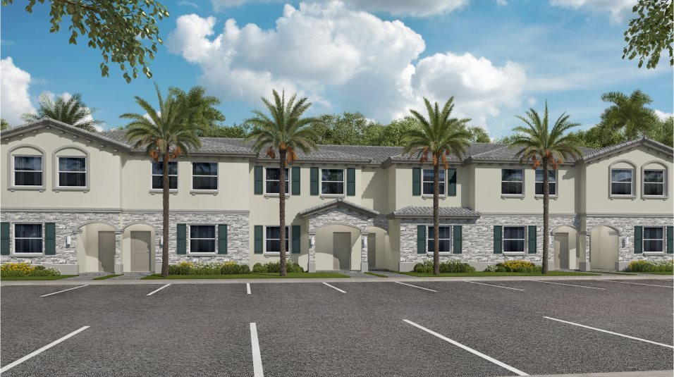 Le Jardine townhome exterior