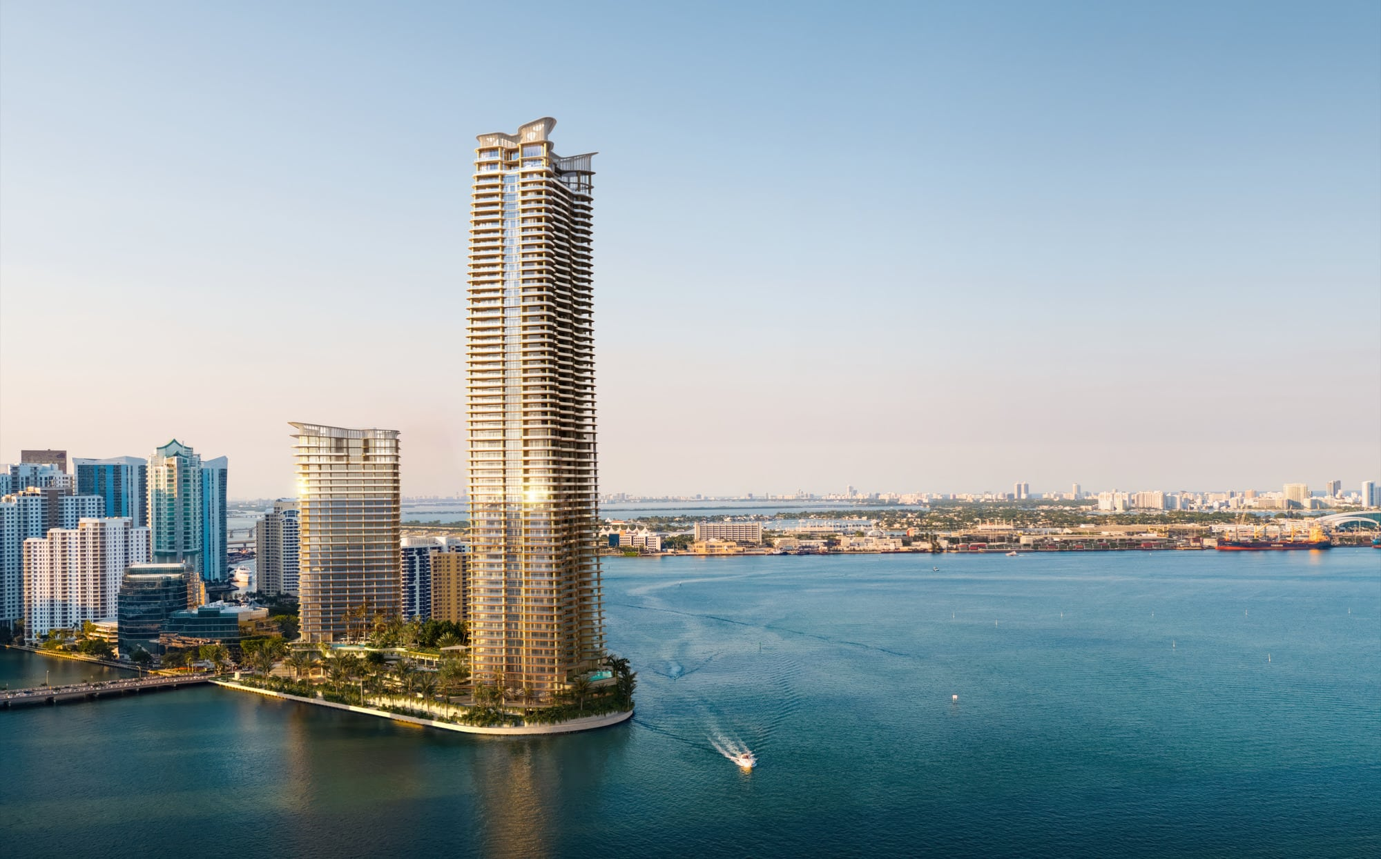 Mandarin Oriental Miami waterfront towers