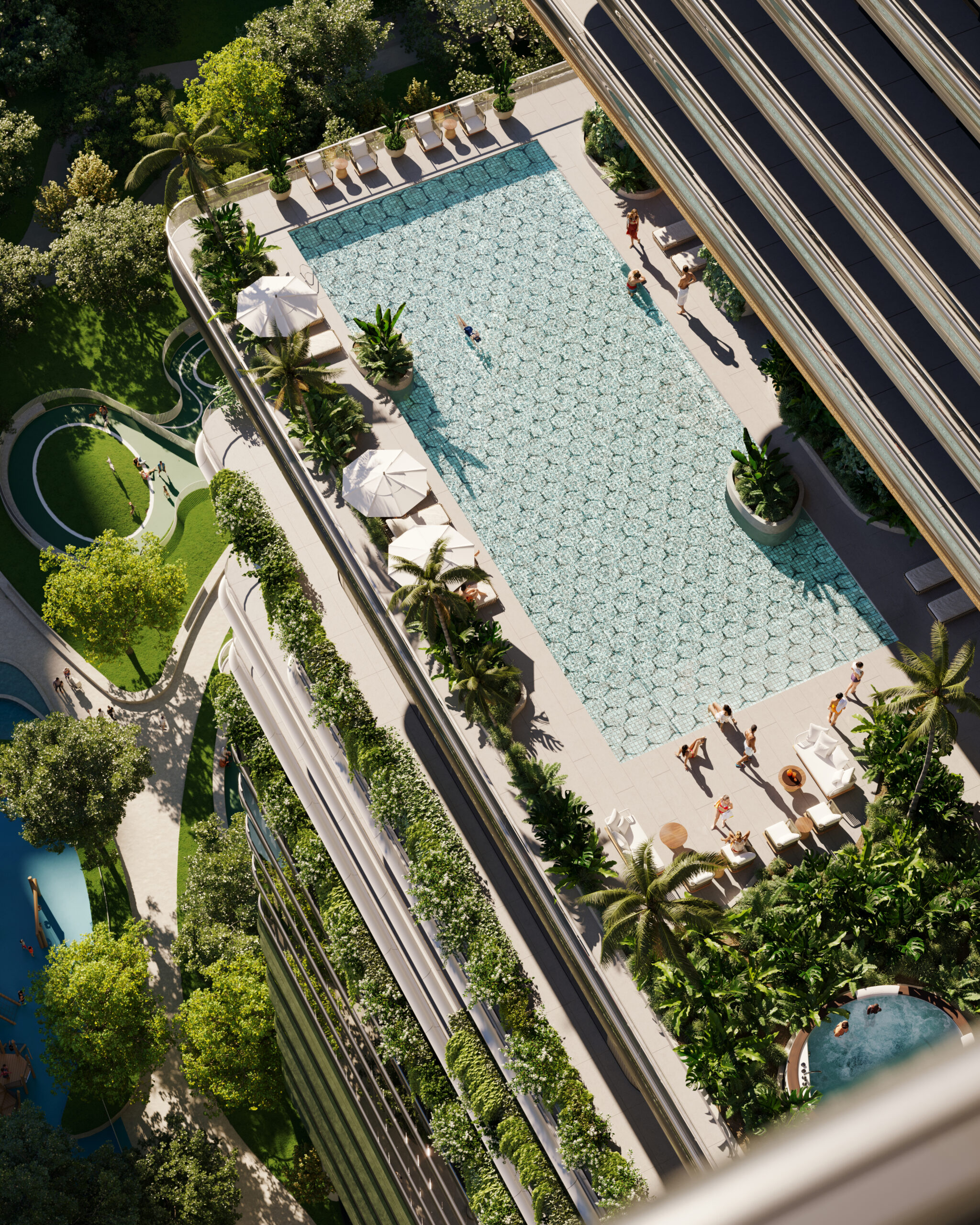 Mercedes-Benz Places Miami Pool deck