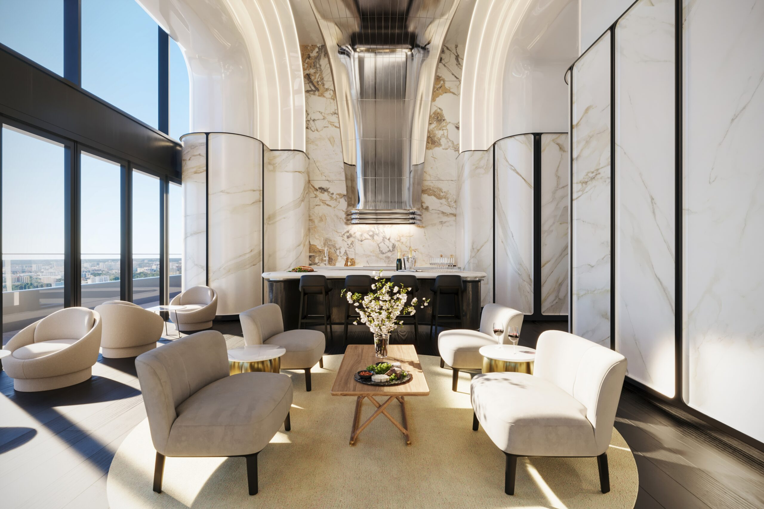 Mercedes-Benz Places Miami Private dining kitchen