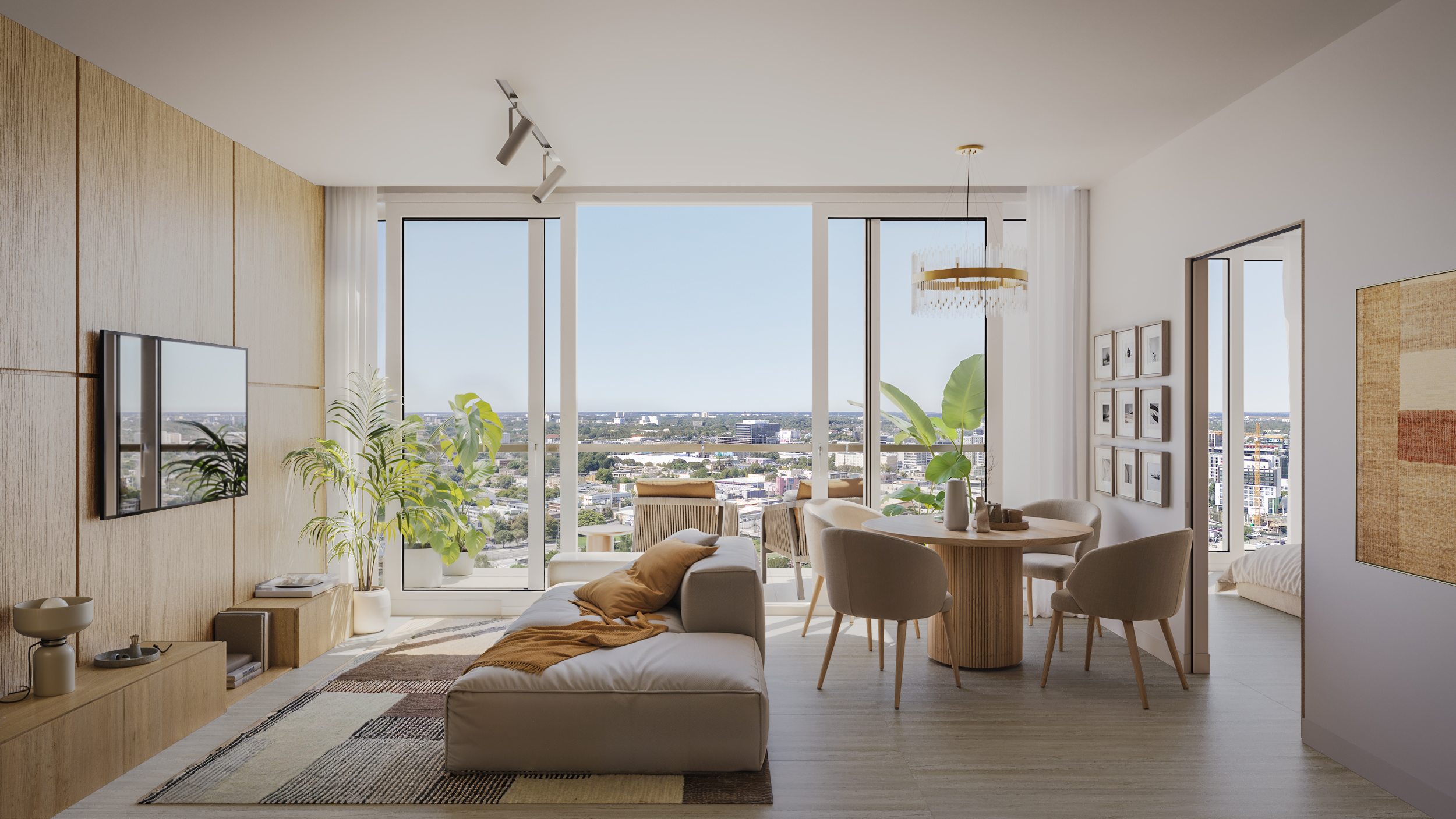 Midtown Park Residences by Proper residence living and dining room