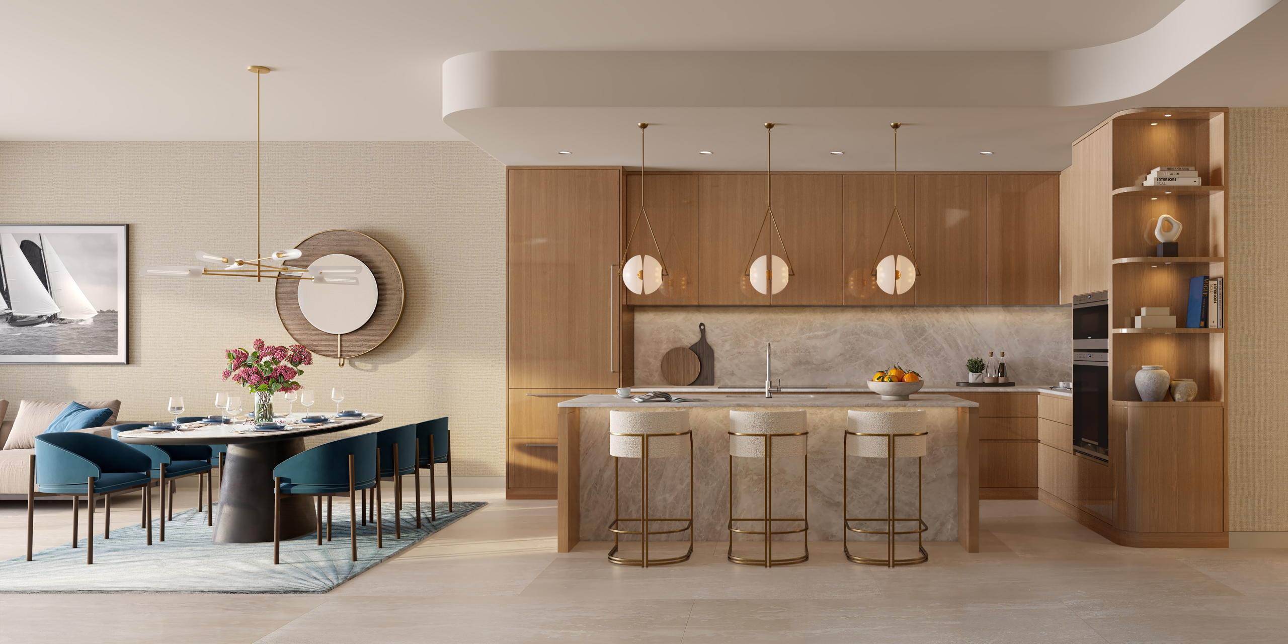 Mr C Residences Boca Raton kitchen