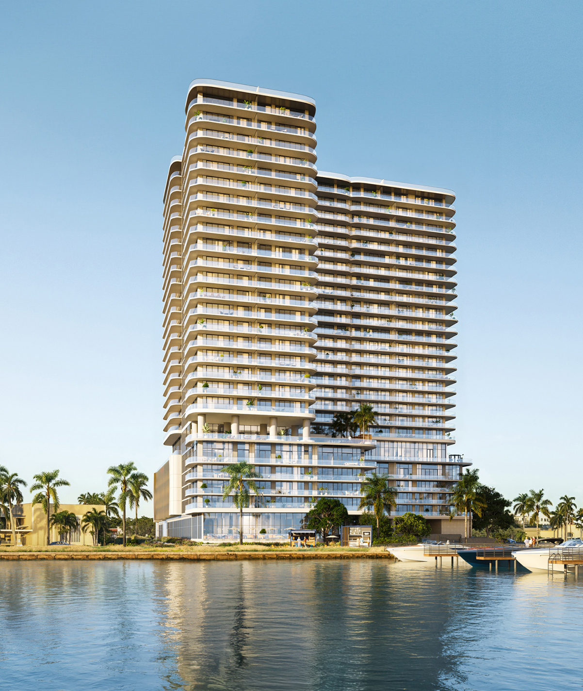 Olara West Palm Beach exterior architectural rendering