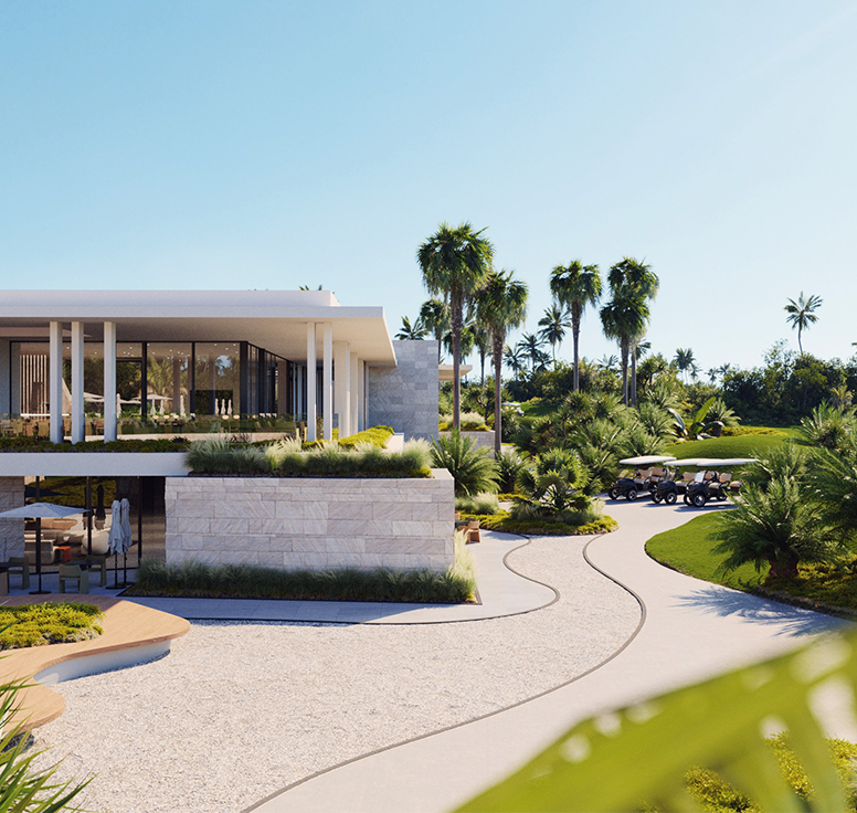 Panther National clubhouse