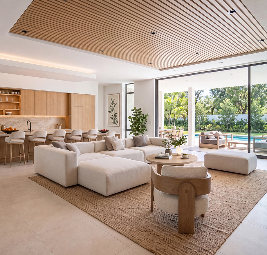 Panther National indoor and outdoor living