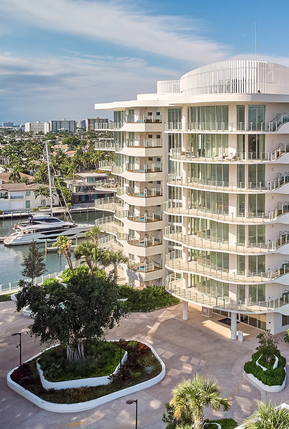 Pier Sixty-Six Azul waterfront building aerial