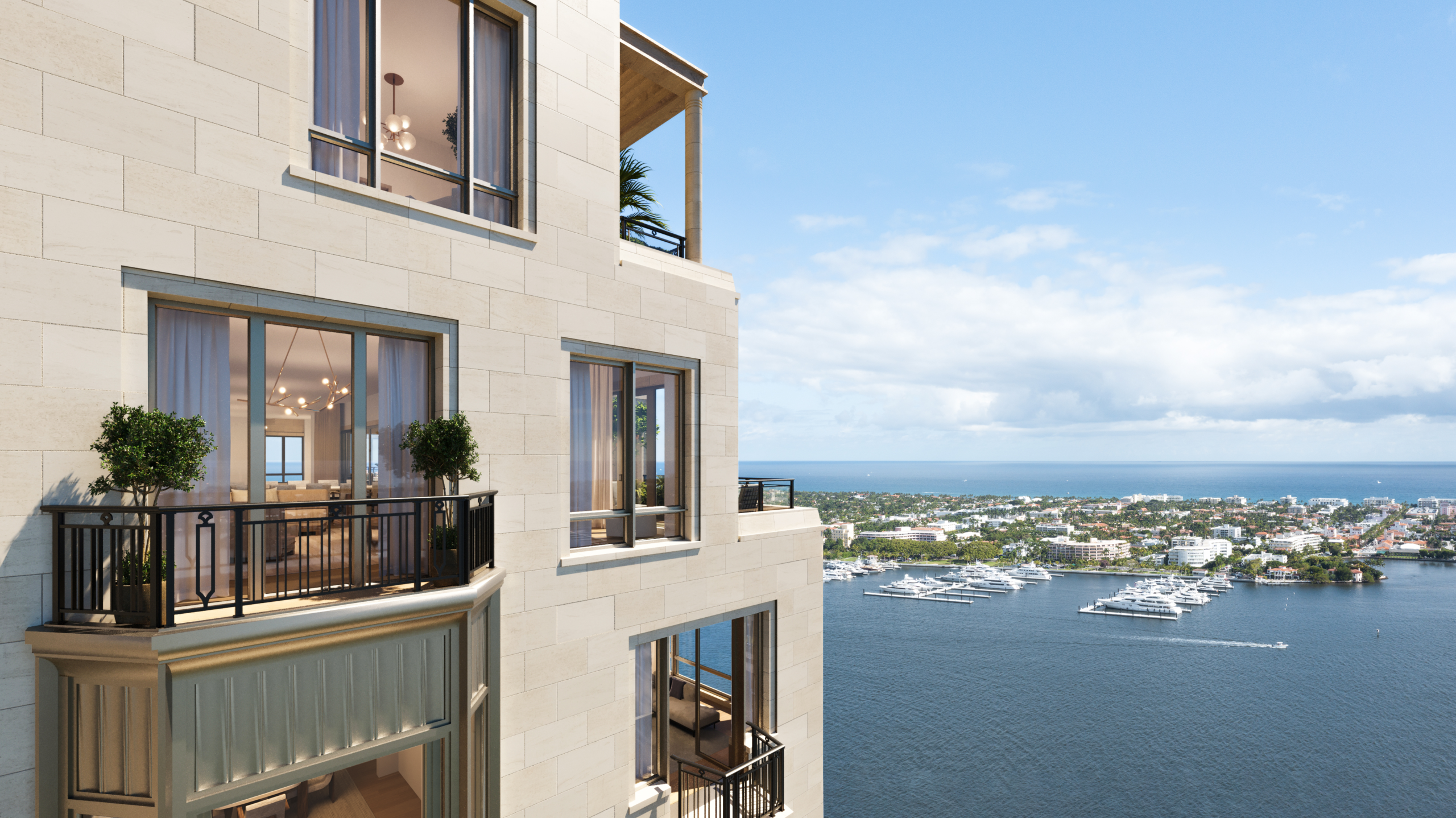 South Flagler House exterior architectural rendering