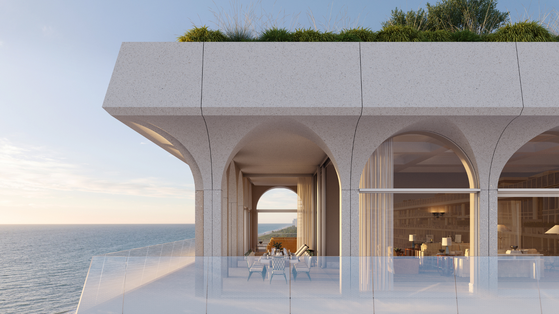 Surf House at The Surf Club exterior in Surfside