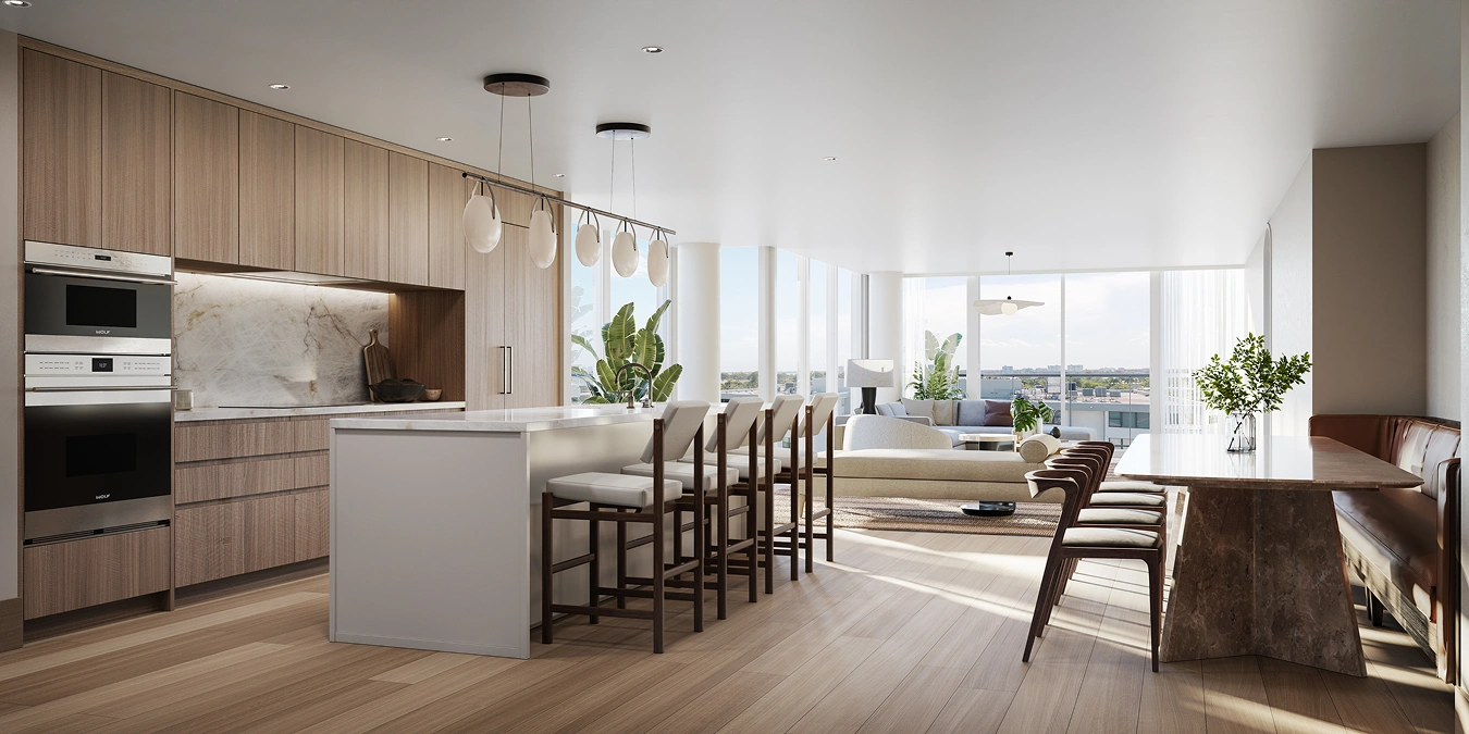 THE WELL Bay Harbor Islands kitchen