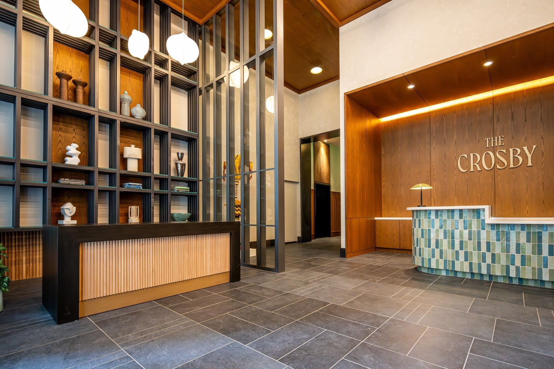 The Crosby Miami Worldcenter lobby