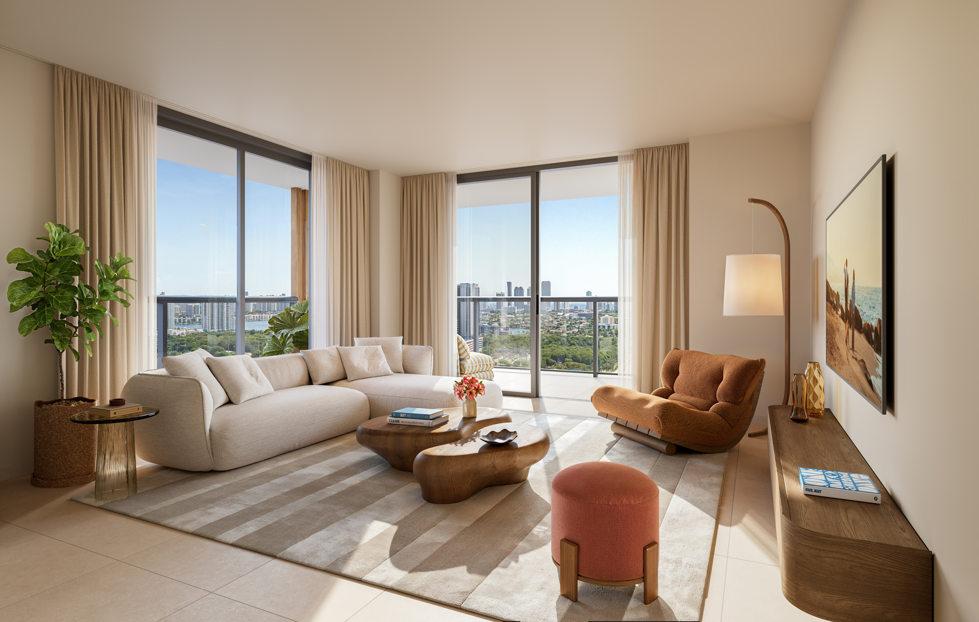 The William residence living room