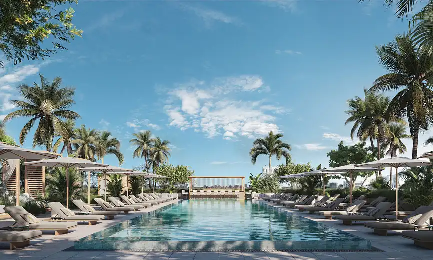 Twenty Sixth and 2nd Wynwood rooftop pool