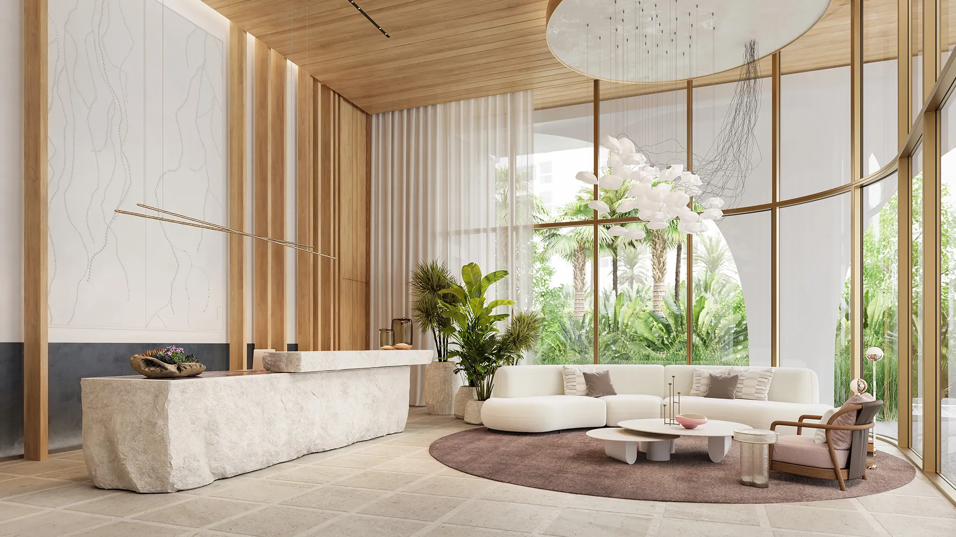 Waldorf Astoria Residences Pompano Beach lobby