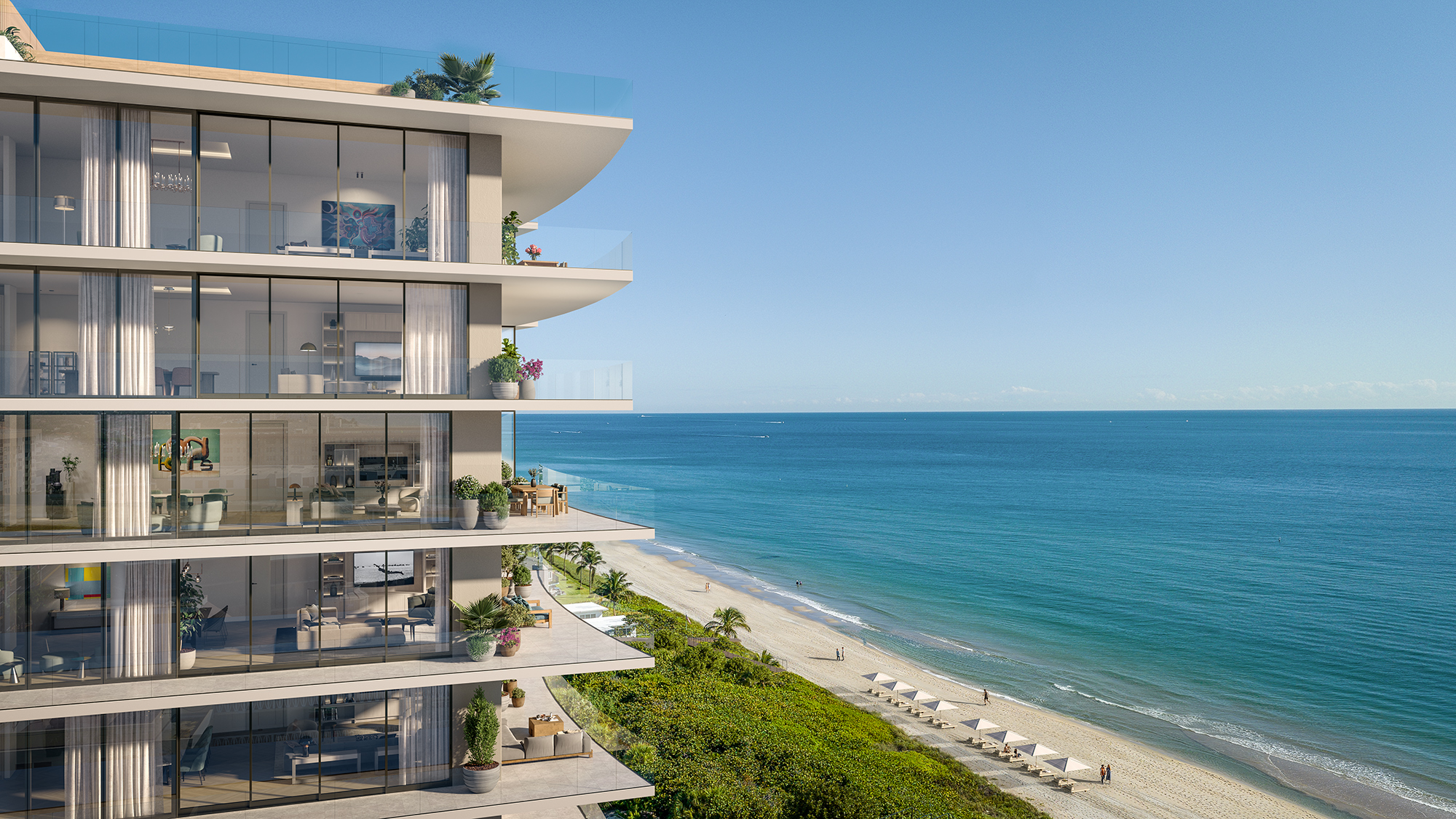 Rosewood Residences Hillsboro Beach building exterior