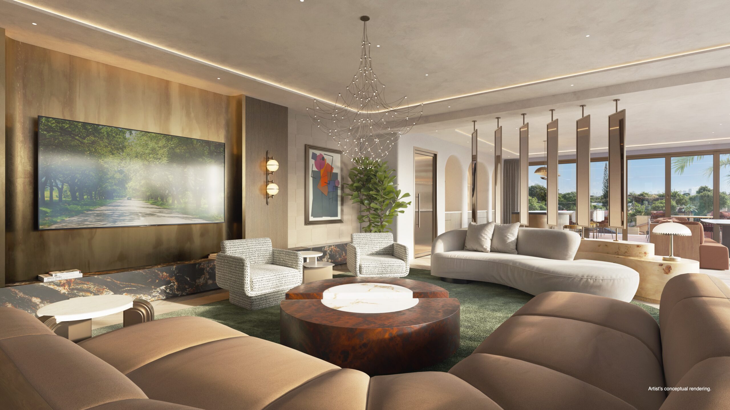 Seventeen Gables amenity lounge